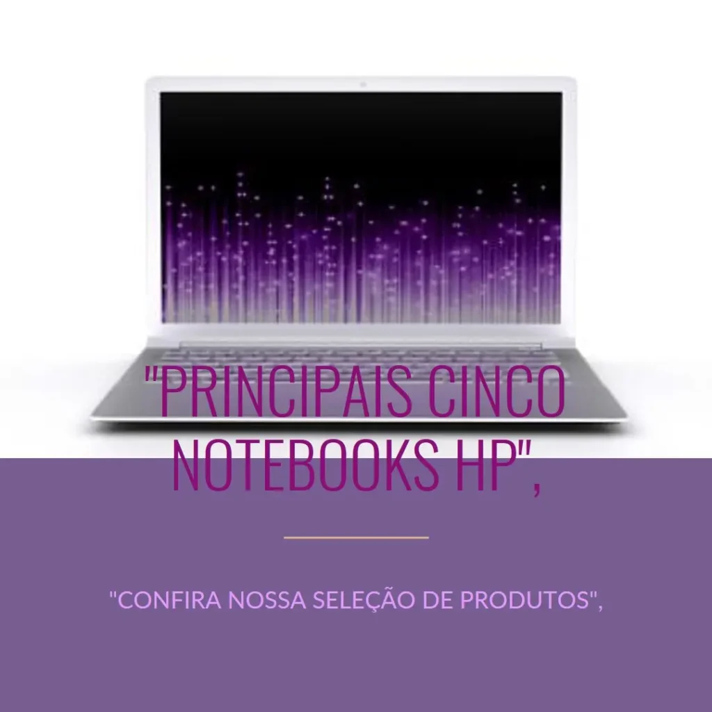 Principais Cinco HP intel core i3 notebook