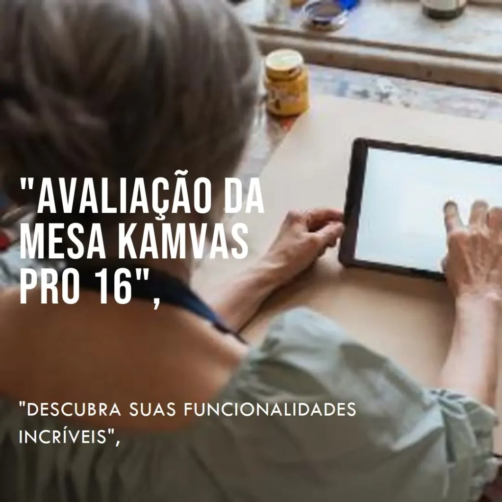 Mesa Digitalizadora HUION KAMVAS Pro 16: Tela Laminada e Caneta de Alta Precisão