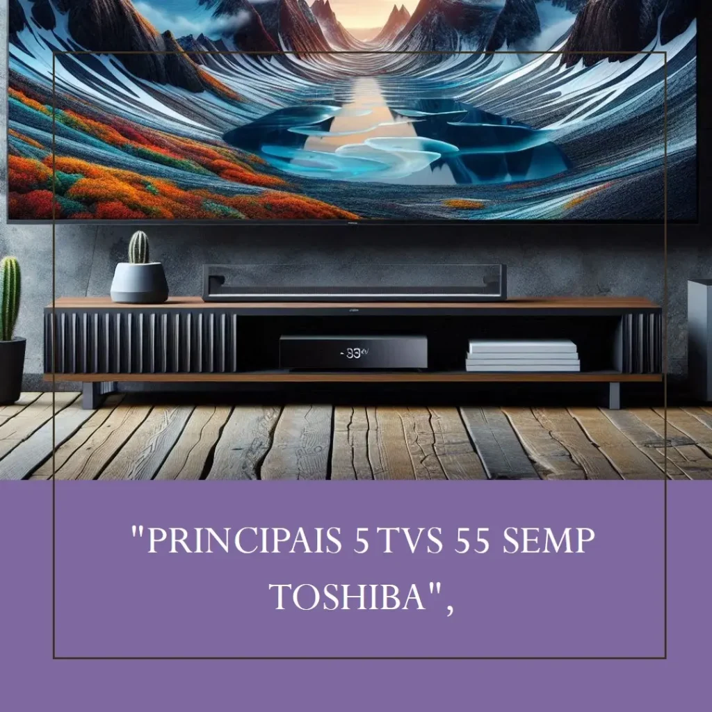 Principais 5 TV 55 Semp Toshiba