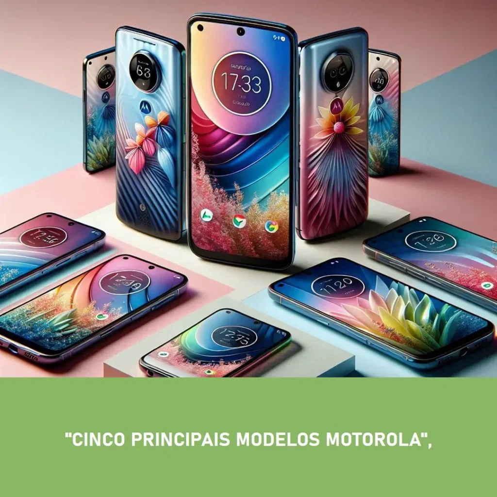 Cinco Principais Modelos de lancamentos Motorola