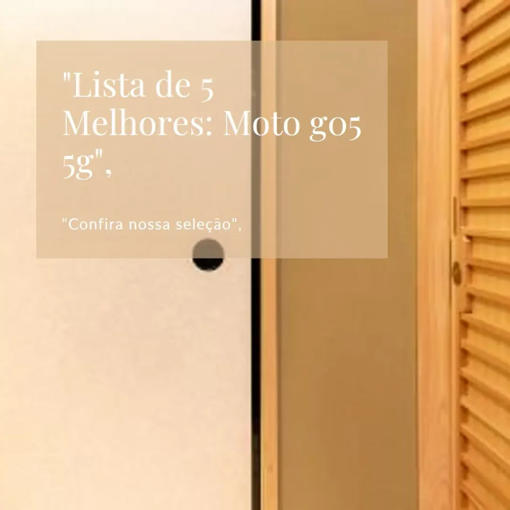 Lista de 5 Melhores: Moto g05 5g