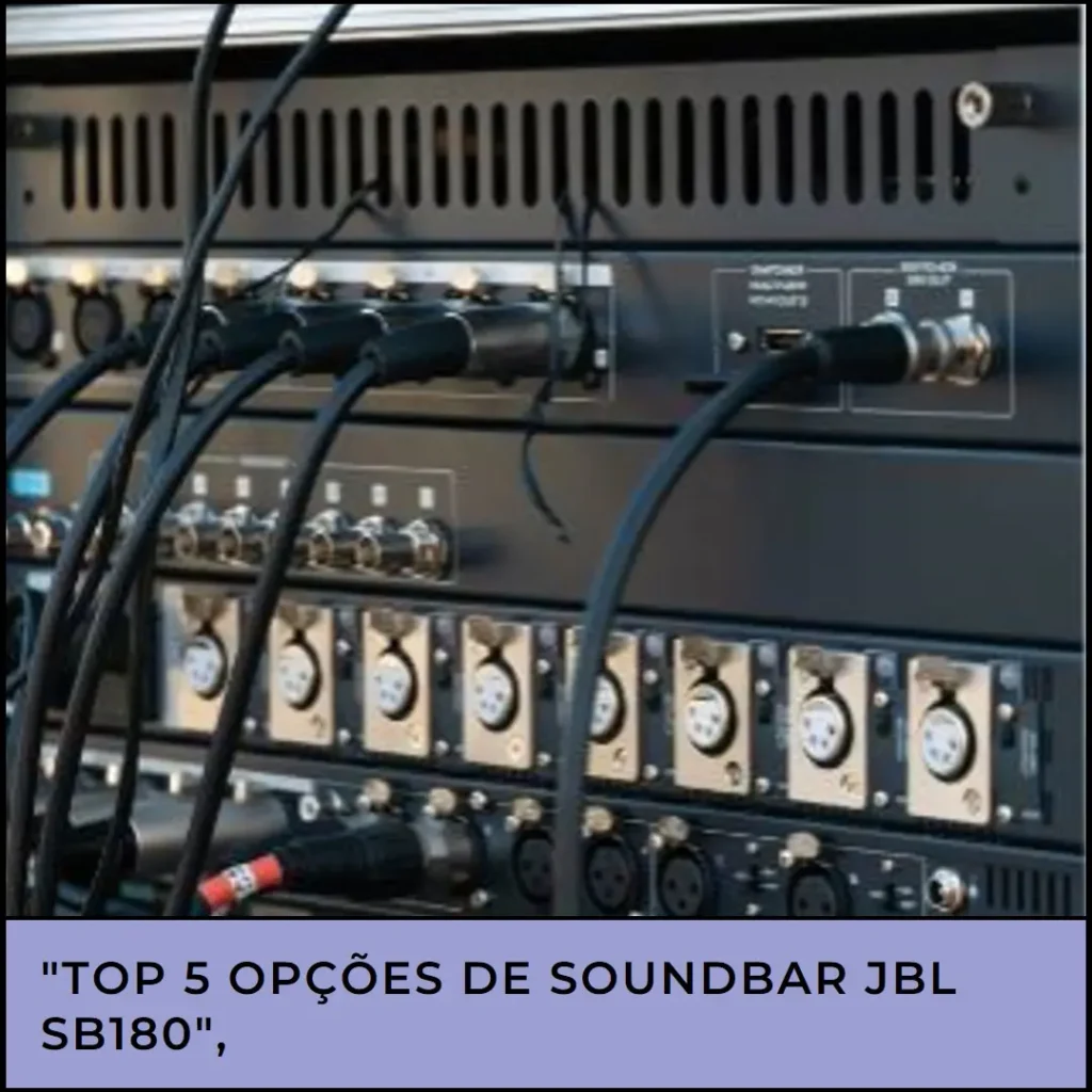 Top 5 Opções de soundbar JBL sb180 review