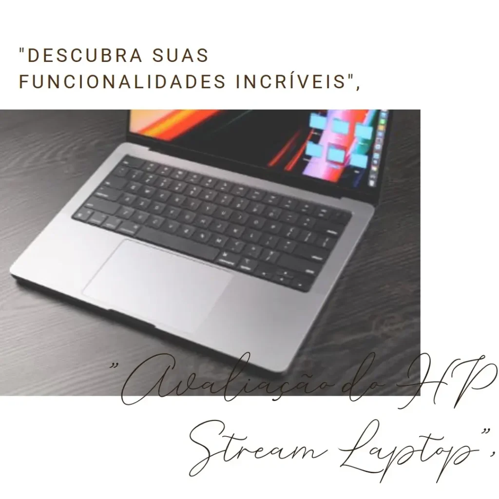 HP Stream Laptop 14" com Intel Celeron, 16GB RAM e 416GB