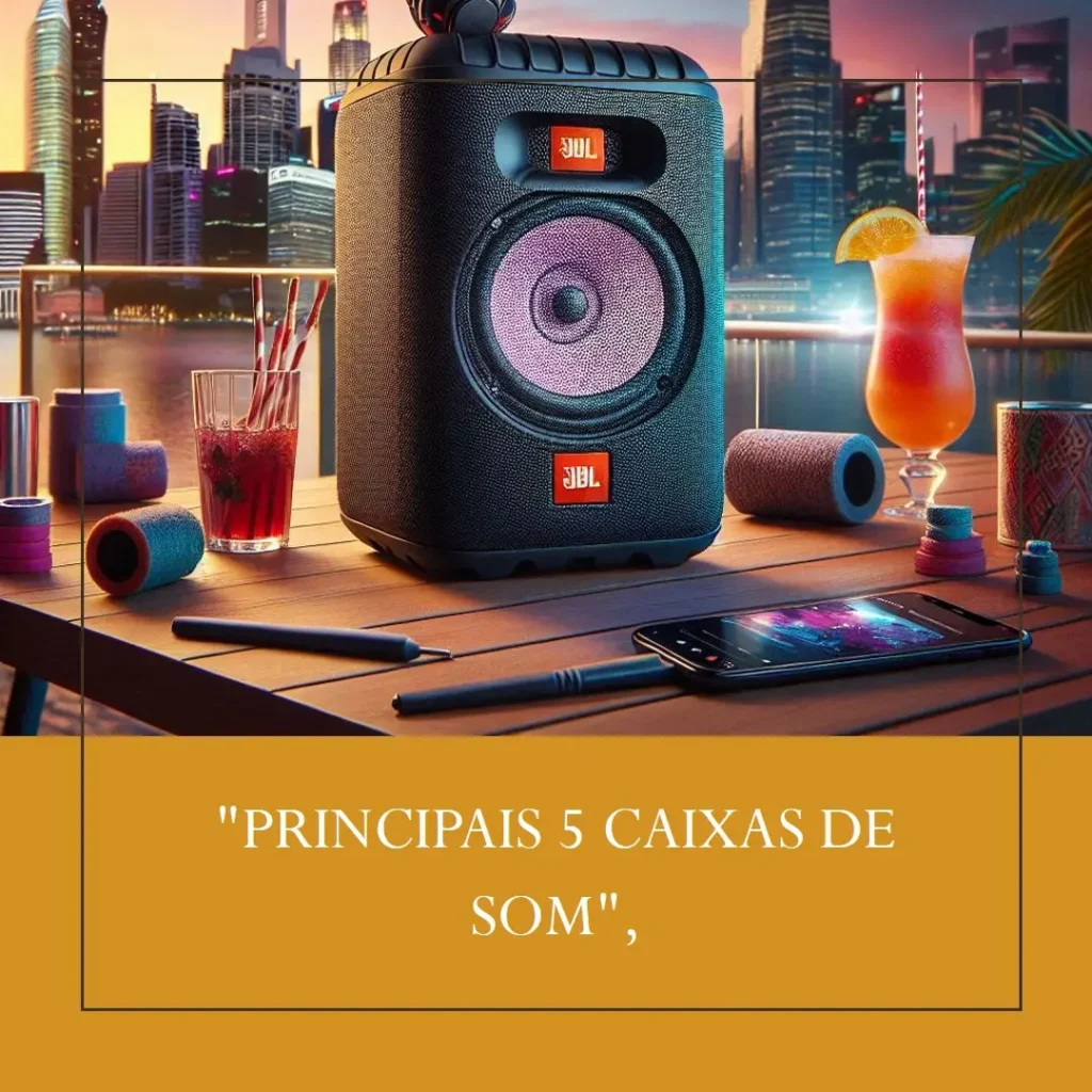 Principais 5 caixa de som JBL partybox