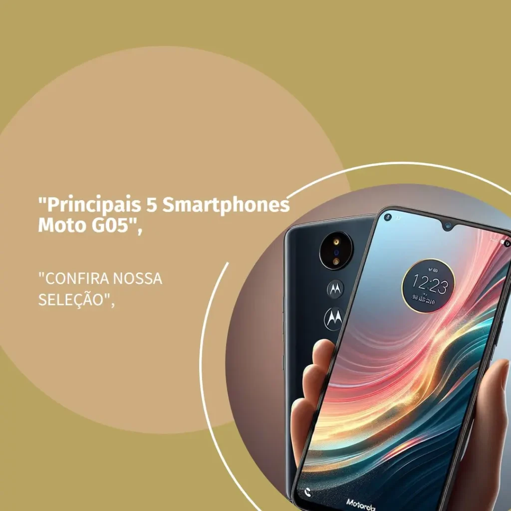 Principais 5 Smartphone Motorola Moto G05