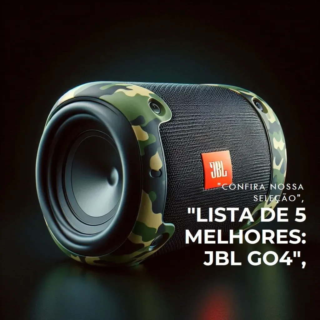 Lista de 5 Melhores: JBL GO4 camuflada