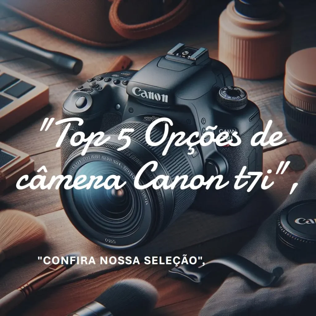 Top 5 Opções de camera Canon t7i