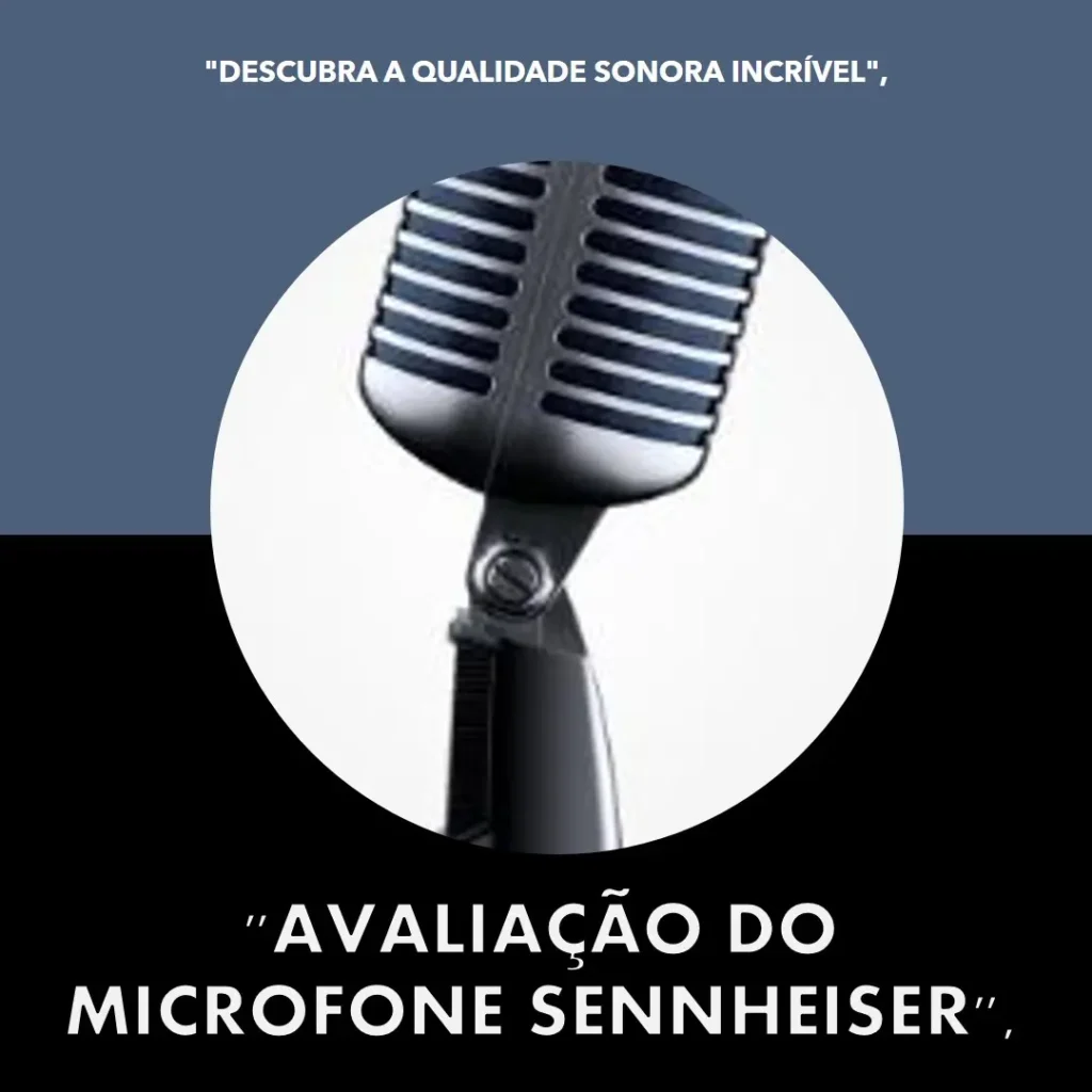 Microfone sem Fio XSW1-825-A Sennheiser: Qualidade e Praticidade