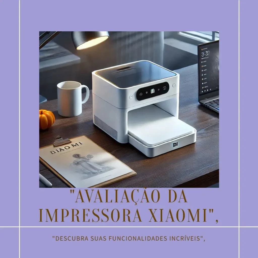 Impressora Xiaomi Mijia Photo Printer: Compacta e Eficiente