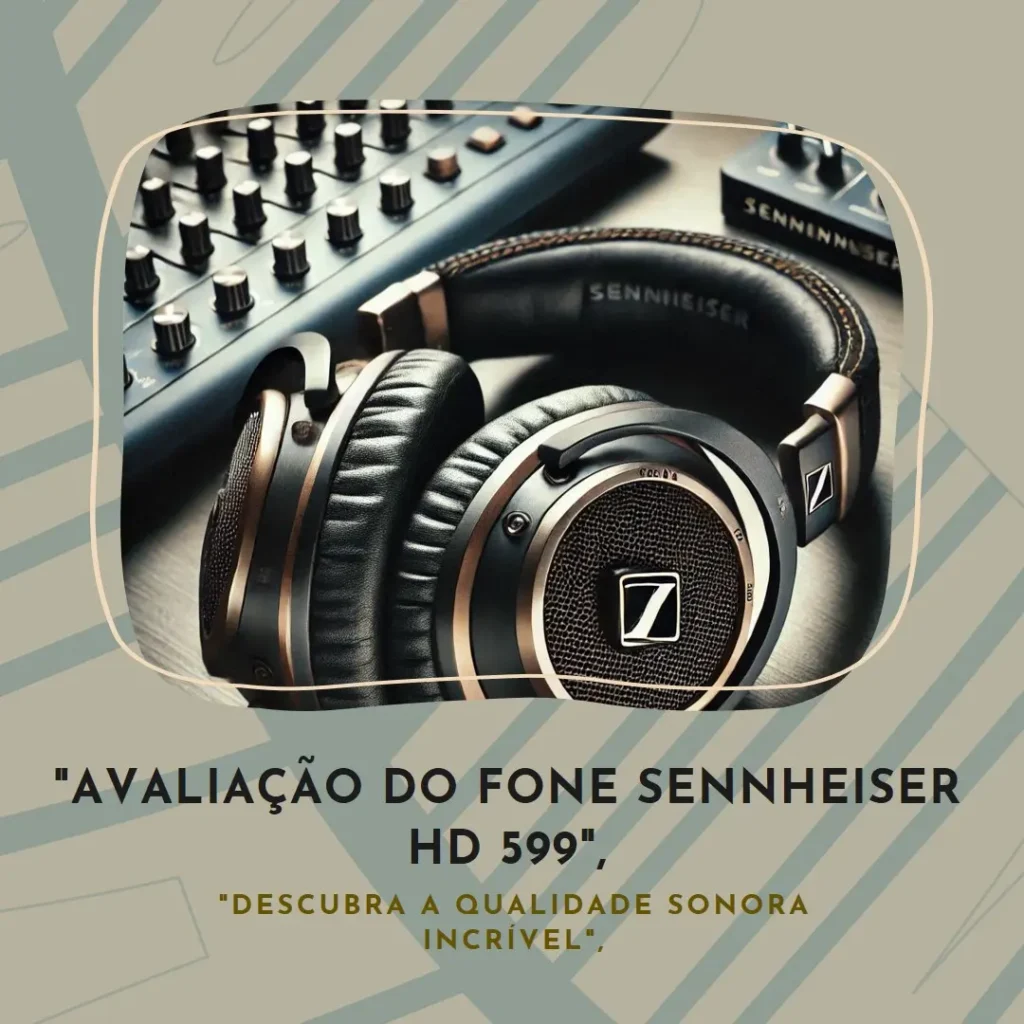 Fone de Ouvido Circumauricular Sennheiser HD 599: Qualidade Premium para Audiófilos