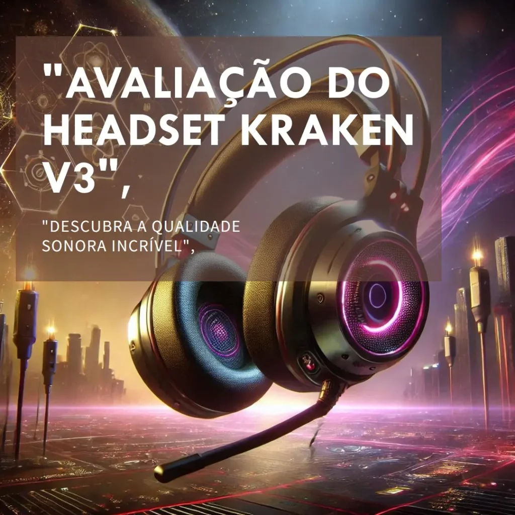 Headset Kraken V3 Hypersense: Imersão e Tecnologia Avançada