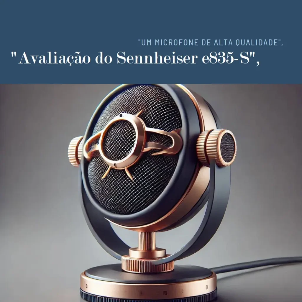 Sennheiser Pro Audio e835-S: Microfone Dinâmico de Alta Qualidade
