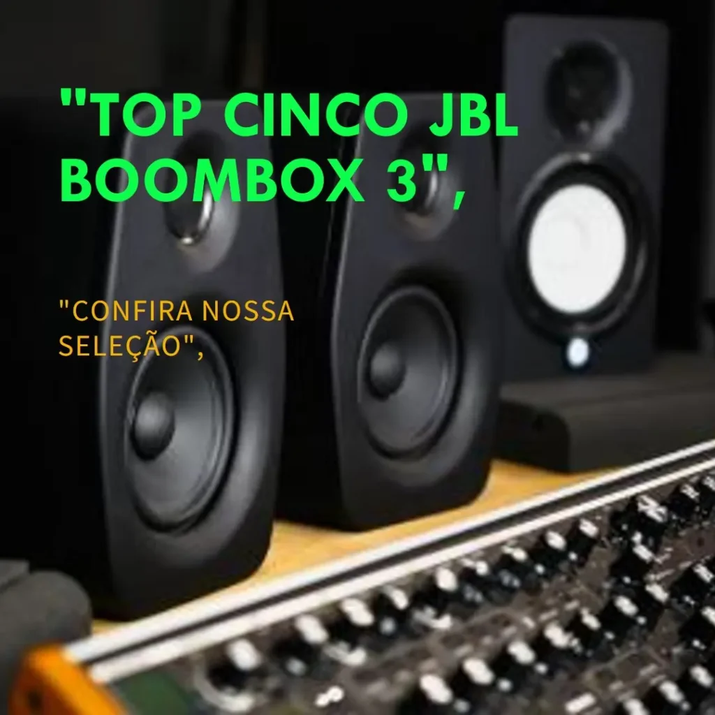 Top Cinco JBL Boombox 3 com wifi