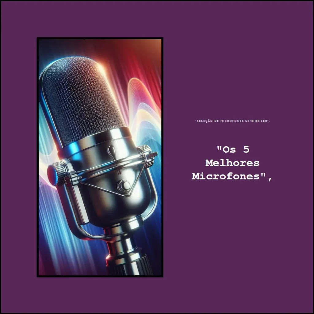 Lista de 5 Melhores: microfone com fio Sennheiser