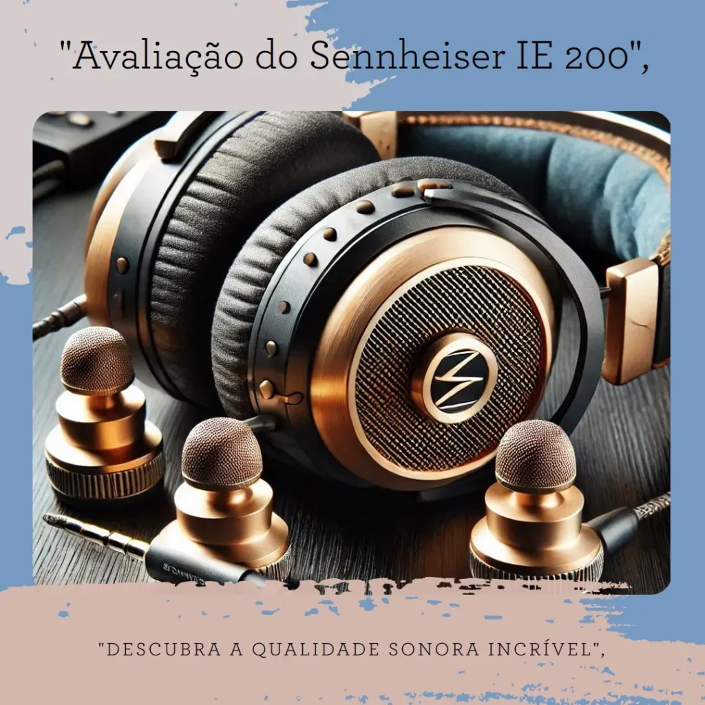 Sennheiser IE 200: Fone de Ouvido Audiófilo com Som Imersivo e Design Elegante