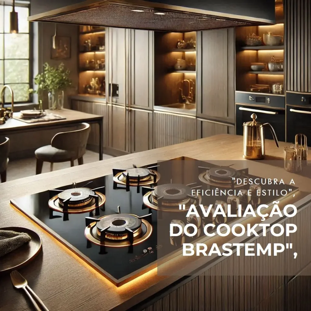 Cooktop 5 Bocas Brastemp com Quadrichama e Acendimento Automático
