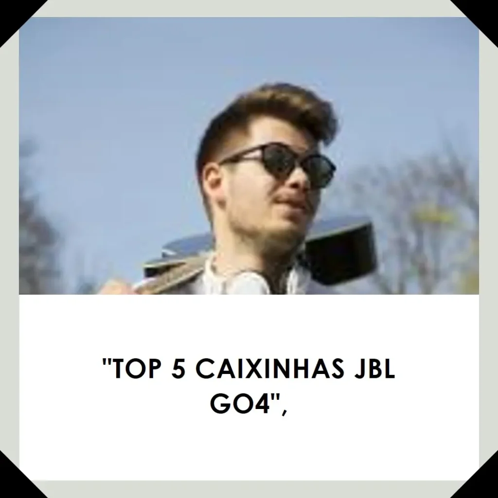 Top 5 Opções de caixinha de som JBL GO4