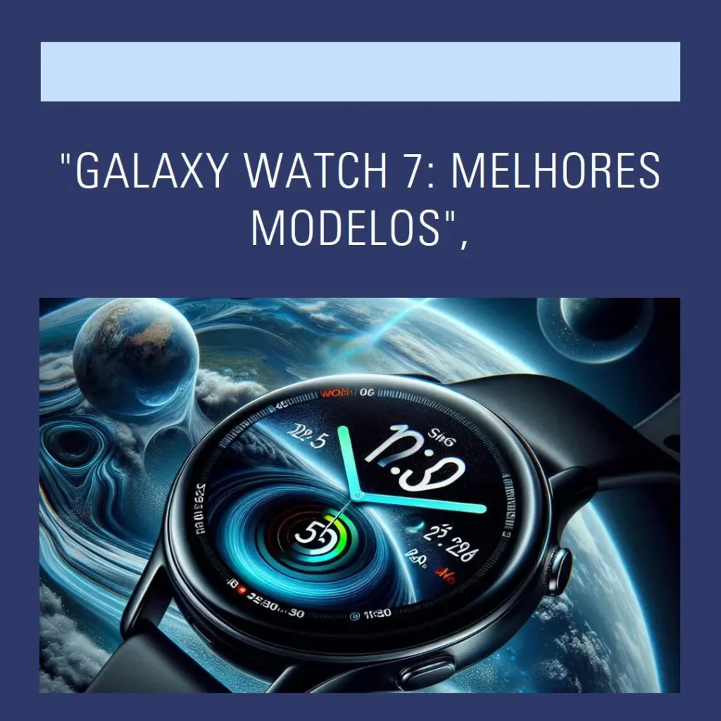 Galaxy watch 7 Descubra os Melhores Modelos do Mercado