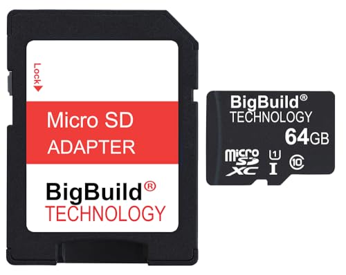 BigBuild Technology Cartão de memória Micro SDXC de 64 GB para celulares Xiaomi Redmi A3/A3x/A3 Pro, A4, Note 12R, Note 13/13 Pro