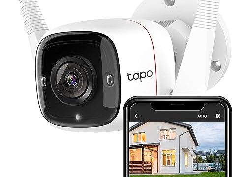 Câmera de Segurança Externa Wi-Fi TP-Link Tapo C310, Compatível com Alexa