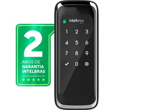 Fechadura Digital de Sobrepor Touch Screen FR 101 Preto Intelbras