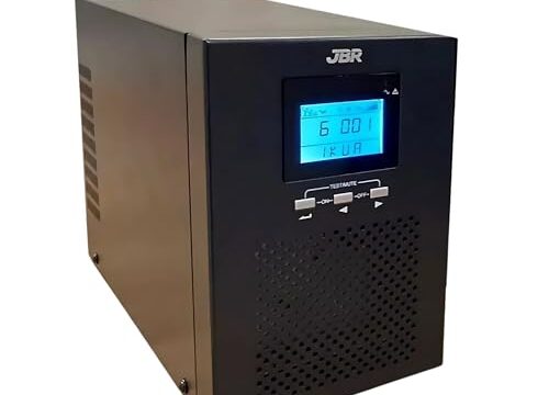 Nobreak Jbr 1KVA Torre Mono 220v 900W 3 tomadas Senoidal Pc gamer Servidor