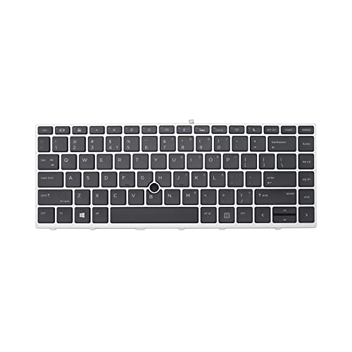 Novo teclado retroiluminado para laptop HP Probook 640 G4 640 G5 645 G4 645 G5 US teclado com ponta L00737-001 6073b0140501