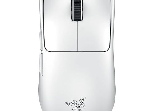 Razer Mouse para jogos Viper V3 Pro Wireless Esports: simétrico - 55 g leve - sondagem 8K - Sensor óptico DPI 35K - Interruptores óticos Gen3-8 botões programáveis - Bateria de 95 horas - Branco