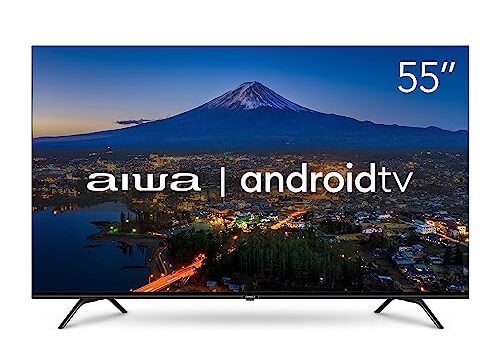 SmartTV Aiwa 55” Android, 4K, Borda Ultrafina, Dolby Vision & Atmos - AWS-TV-55-BL-01 TV 55" ANDROID - BORDA INFINITA AWS-TV-55-BL-01 BIVOLT