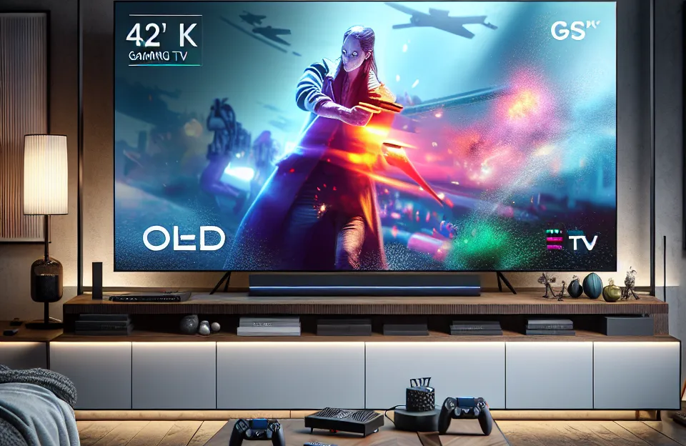 Smart TV 4K 42" LG OLED evo Gaming TV OLED42C4: Potência, Design e Performance