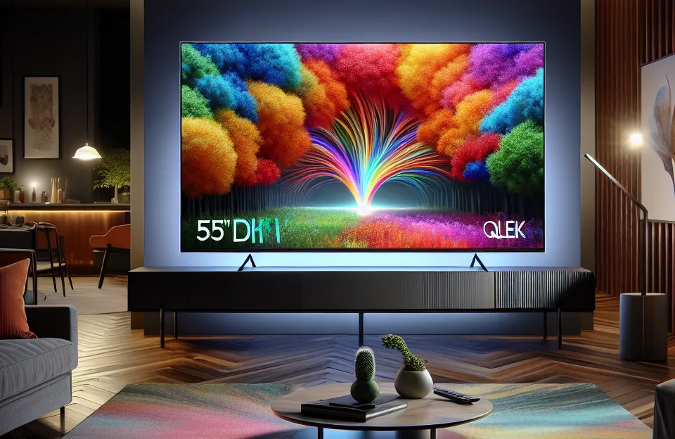 Smart TV 55" Toshiba QLED 4K Vidaa – TB026M: Design Ultra Slim e Desempenho de Qualidade