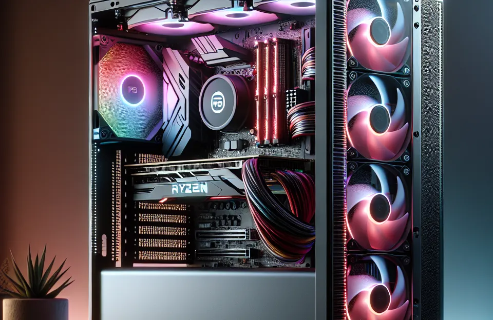 Monte seu PC: Ryzen 5 7600X, RTX 3050, 16GB, 480GB SSD