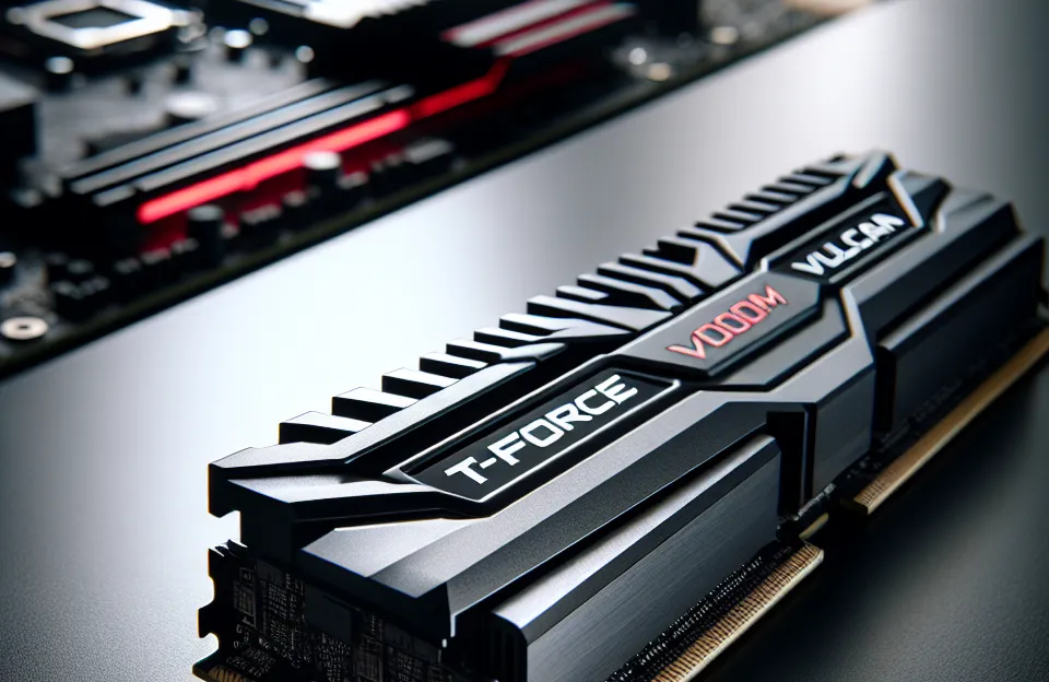Memória TEAMGROUP T-Force Vulcan DDR5 32GB 6000MHz: Desempenho e Estilo