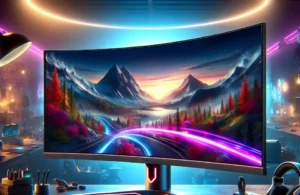 Monitor Acer Gamer Nitro ED240Q bi Tela Curva 23,6” Full HD