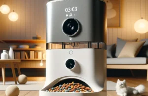 Alimentador Pet Gato Cão Automático WiFi Câmera Smart Dispensador de Ração (3L)