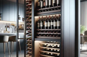 Adega para Vinhos, 8 Garrafas Alinhadas: Compacta e Sofisticada