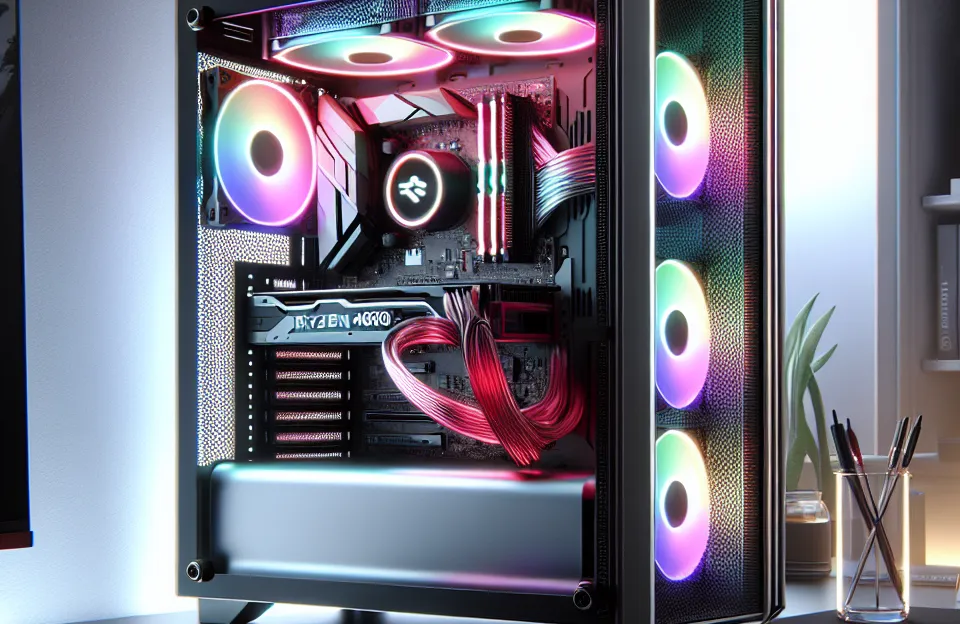 Monte seu PC: Ryzen 5 5600X, RTX 4060, 16GB, 480GB SSD