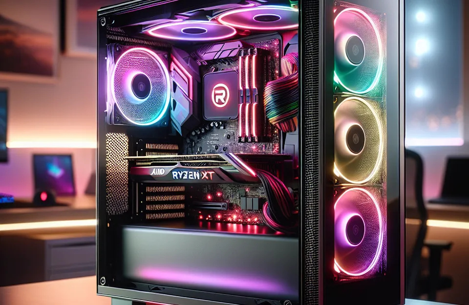 Monte seu PC: AMD Ryzen 7 5800XT, RTX 4070 Super, 32GB, 1TB SSD