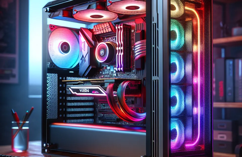 Monte seu PC: Ryzen 7 5800XT, RTX 4060, 16GB, 480GB SSD