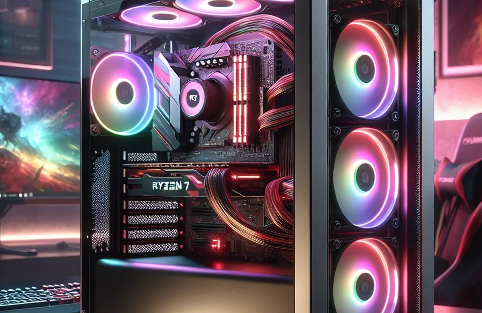 Monte seu PC: Ryzen 7 5700, RX 6600, 16GB, SSD 480GB