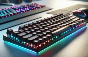 Teclado Mecânico Gamer Redragon Kumara Pro RGB Switch Marrom Preto