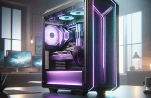 Gabinete Gamer Mancer CV100 Purple Edition: Design Elegante e Desempenho Eficiente