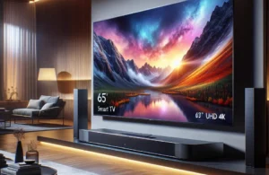 Samsung Combo Smart TV 65" Crystal UHD 4K 65DU8000 2024 + Soundbar HW-Q600C: Tecnologia de Ponta para Sua Casa