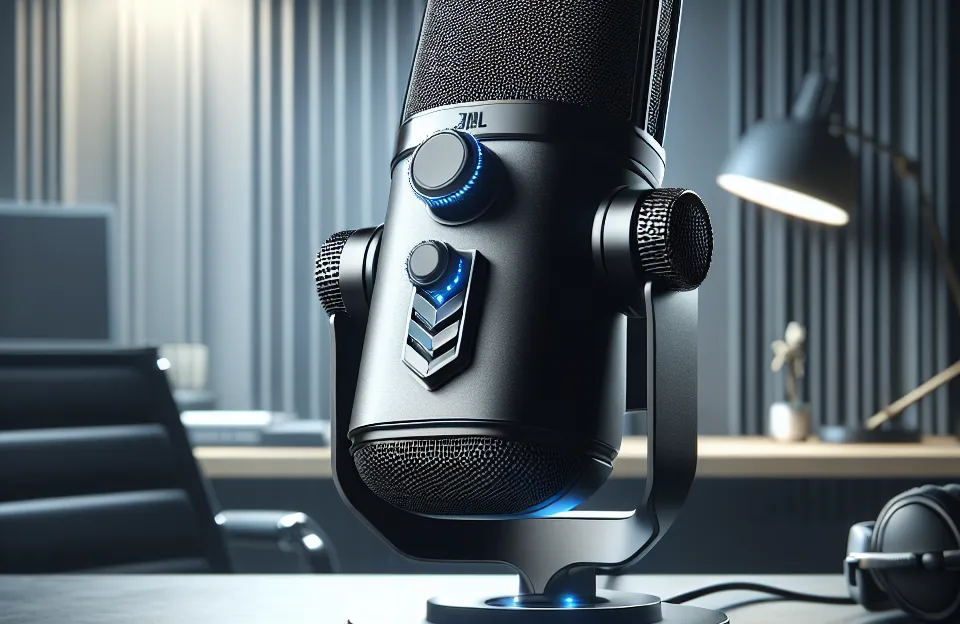 Microfone JBL Quantum Stream Wireless com conexão USB-C