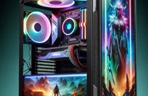 Gabinete Gamer Pichau Pouter 4 com Vidro Temperado e RGB