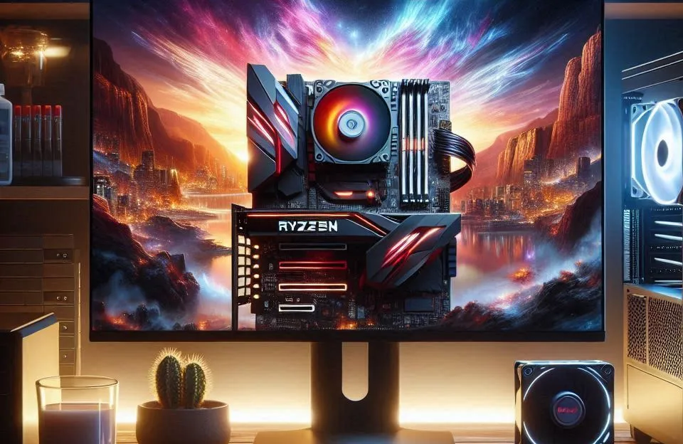 Monte seu PC: Ryzen 7 5700, RX 580, 16GB, SSD 480GB