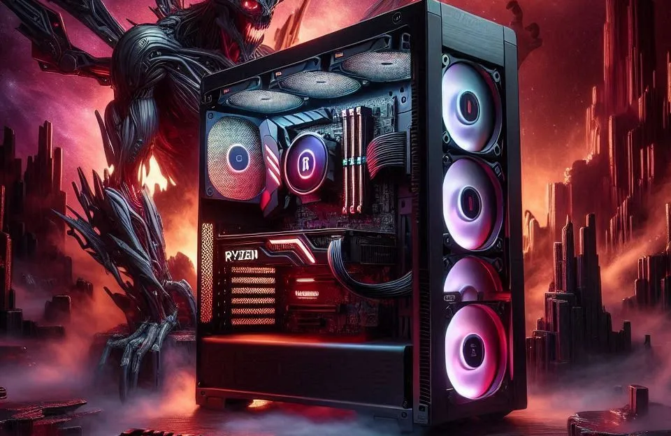 Monte seu PC: Ryzen 5 5600, RX 580, 16GB, 480GB SSD
