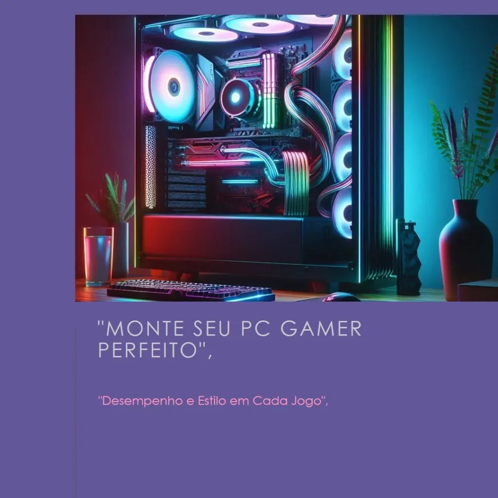 Monte seu PC: Intel i7-12700F, RTX 4060 8GB, 16GB, SSD 480GB