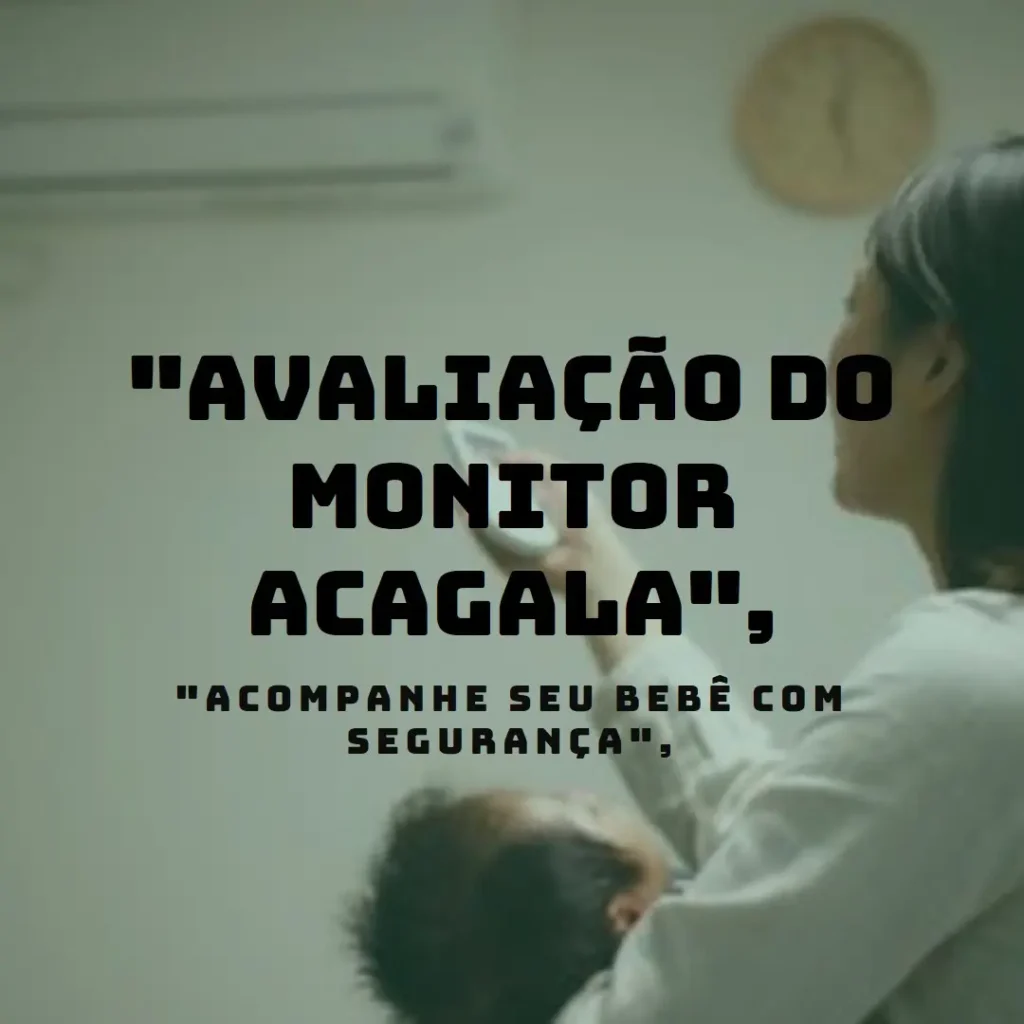 Monitor de Bebê ACAGALA: Visão Noturna e Áudio Bidirecional
