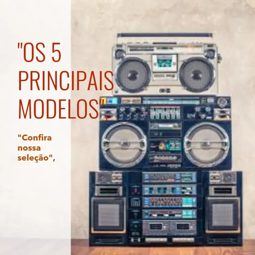 Os 5 Principais Modelos de som aiwa boombox